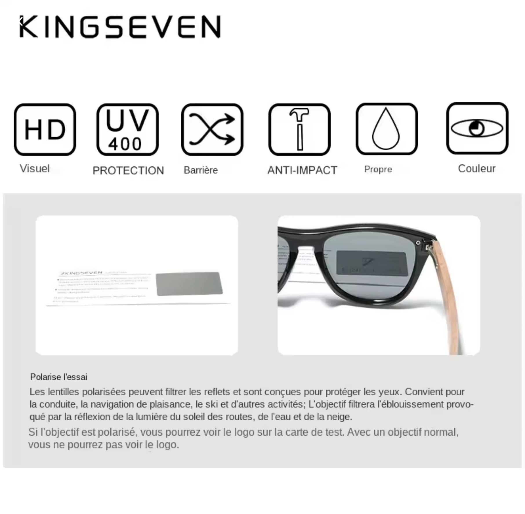 lunettes UV400 homme et femme
